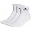 adidas Thin And Light Ankle Socks 3 Pairs White/Black