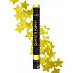 Konfety vystřelovací hvězdy zlaté 40cm – Zboží Dáma