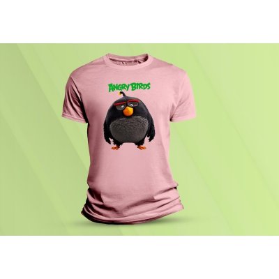 Sandratex dětské bavlněné tričko Angry Birds 1. růžová – Zbozi.Blesk.cz
