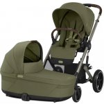 CYBEX Balios S Lux + Cot S Lux 2025 Moss Green Taupe Frame – Sleviste.cz