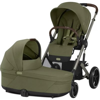 CYBEX Balios S Lux + Cot S Lux 2025 Moss Green Taupe Frame – Sleviste.cz
