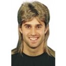 Pánská paruka 80-tá léta Mullet Jason hnědá a blond