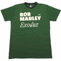 Bob Marley T-shirt Exodus striped