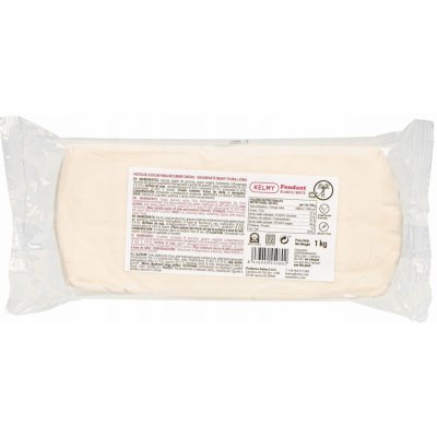 Kelmy Potahovací hmota bílá 1 Kg – Zboží Dáma