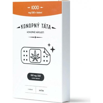 Konopný Táta CBD Náplasti 1000 mg CBD 10 ks – Sleviste.cz