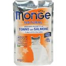 Monge Natural Cat tuňák & losos 80 g