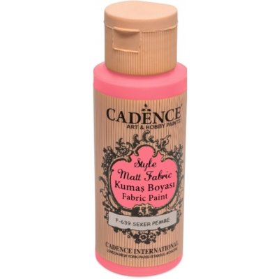 Cadence Barva na textil Style Matt Fabric 59 ml růžová – Zboží Dáma