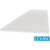 Střešní krytiny Lexan komorová 16 mm 2UV 2500 x 1050 mm čirá 1 ks