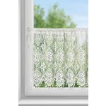 Hotová záclona MOLY bílá - s tunelem – Zboží Mobilmania