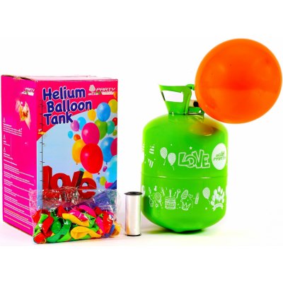Aga4Kids Helium do balónků PARTY 50 MIX Green Blue Pink