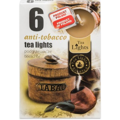 Admit Tea Lights Anti-Tobacco 6 ks