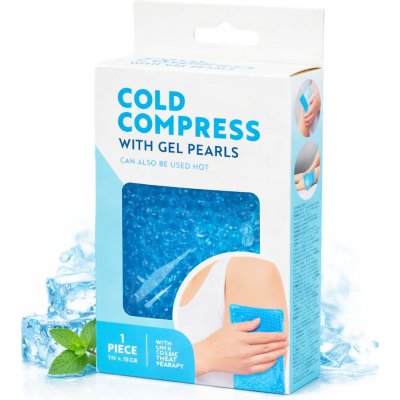 Hřejivý-chladivý obklad s gelovými perličkami 19 × 12 cm – Sleviste.cz