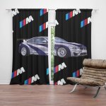 Závěsy MPERFORMANCE sportovní auto: 2 ks - 140x250 cm - Sablio – Hledejceny.cz