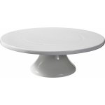 EXCELLENT HOUSEWARE Podnos na dort servírovací porcelán 28 cm bílý KO-210001740 – Sleviste.cz