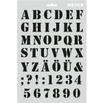 Meyco šablona velká písmena čísla – Zbozi.Blesk.cz