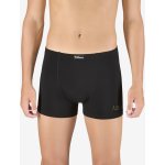 Bambusové šité boxerky s kratší nohavičkou a gumou ecobamboo černé 73126P – Zboží Mobilmania