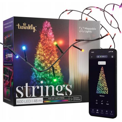 Vánoční osvětlení na stromeček Twinkly venkovní 48 m 501 - 1000 světýlek – Sleviste.cz