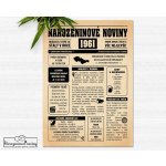 Narozeninové noviny 1961 - jednostranné – Sleviste.cz