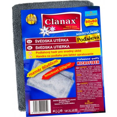 Clanax švédská utěrka na podlahu 220 g 80 × 60 cm 1 ks – Hledejceny.cz