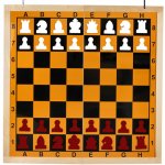 Madon Demonstrační skladací magnetická šachovnice 86x86cm – Zboží Živě