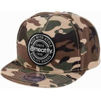 Meatfly Alfy Snapback Camo Label Maskáč – Hledejceny.cz