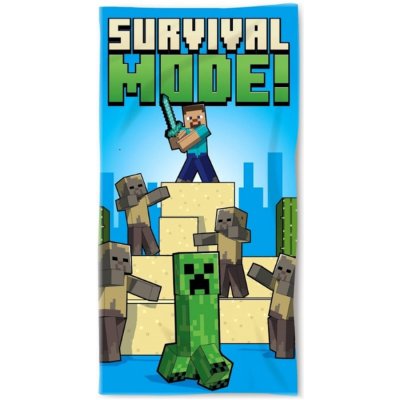 Faro Osuška Minecraft Survival Mode 70 x 140 cm – Zboží Mobilmania