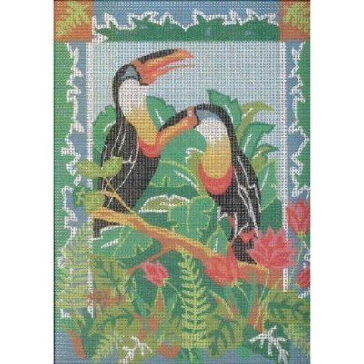 Předloha na vyšívání Ptactvo exotika 22x30cm – Zboží Dáma