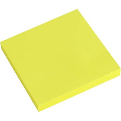 Blok lepicí NEON žlutý 76 x 76 mm – Hledejceny.cz