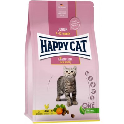 Happy Cat Supreme KITTEN & JUNIOR Junior Land Geflügel 4 kg – Hledejceny.cz