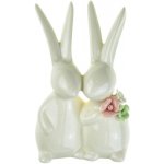 Pár porcelánových zajíčků 12 cm – Hledejceny.cz