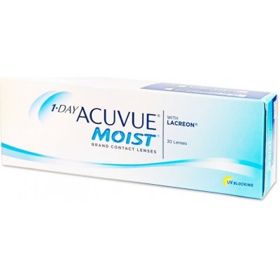 Johnson & Johnson Acuvue Moist jednodenní 30 čoček – Zboží Mobilmania