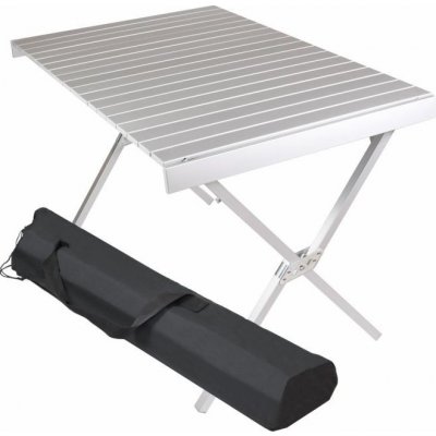 Garthen skládací kempingový stůl D104136 108 x 71 cm hliníkový šedý pro 4–5 osob – Hledejceny.cz