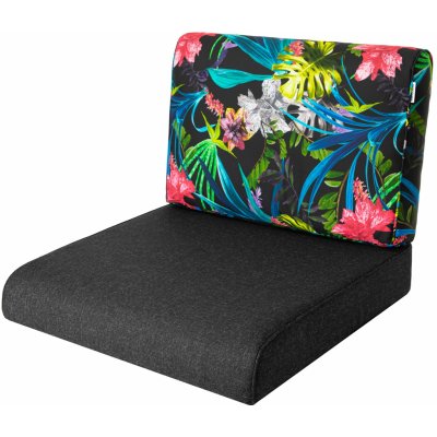 Stanis³aw Jurga PillowPrim černý + barevné listy, 50 x 50 cm – Zboží Mobilmania
