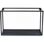 DekorStyle Závěsná police LOFT 50 cm černá – Zboží Dáma