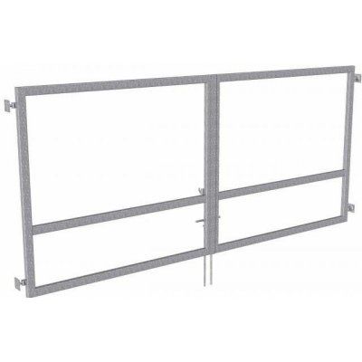 Dvoukřídlá vjezdová brána š. 450 x v. 150 cm – Sleviste.cz