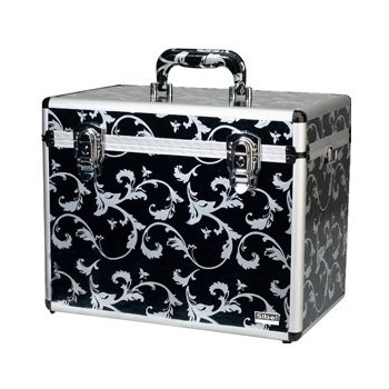 Kadeřnický kufřík BAROQUE černý 0150352