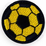 Nažehlovačka míč fotbalový malý žlutý – Zboží Mobilmania