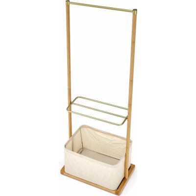 Věšák na oblečení s policí WILLIAM - bambus/kov – Hledejceny.cz