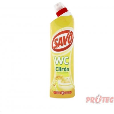 Savo WC tekutý čistící a dezinfekční přípravek Citrón 750 ml – Zboží Mobilmania