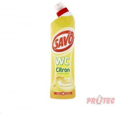 Savo WC tekutý čistící a dezinfekční přípravek Citrón 750 ml