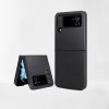 Pouzdro a kryt na mobilní telefon Pouzdro SES Ochranné plastové karbon Samsung Galaxy Z Flip4 5G F721B - černé