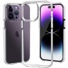 Pouzdro a kryt na mobilní telefon Apple Pouzdro Appleking transparentní s barevným rámem z měkkého plastu iPhone 14 Pro Max - bílé