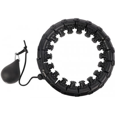 Trizand 25208 Hula hoop se závažím černý – Zboží Dáma