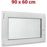 Bravo Plastové okno UNI OS1 90X60 L, bílé – Hledejceny.cz