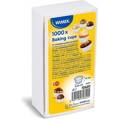 Wimex košíčky 20x19 mm 1000ks – Zboží Dáma