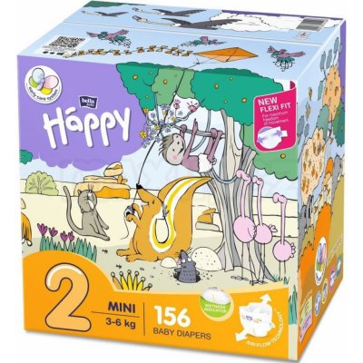 Bella Happy 2 Mini 3-6 kg 156 ks – Hledejceny.cz