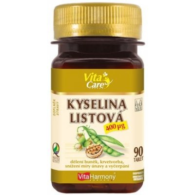 Vita Harmony Kyselina listová 400 mcg 90 tablet – Hledejceny.cz