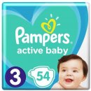 Pampers active baby 3 54 ks