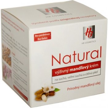 HB Natural výživný mandlový krém 50 ml