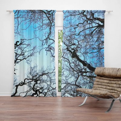 Sablio Závěs Holé větve: 2ks 140x250cm – Hledejceny.cz